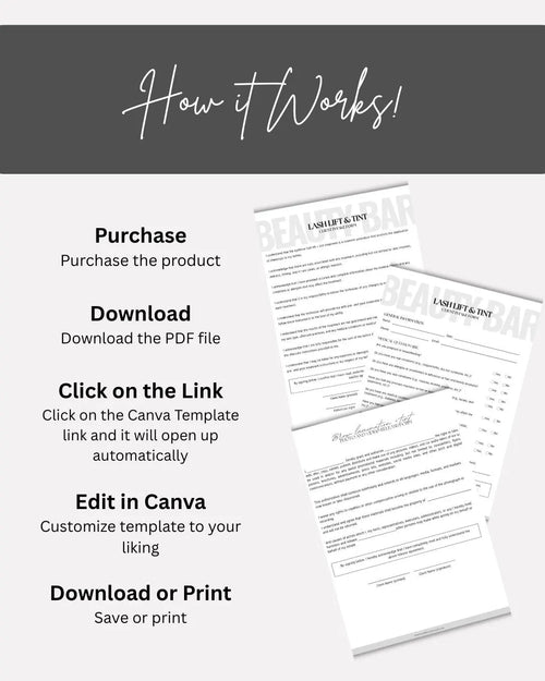 BROW LAMI & LASH LIFT CONSENT & LIABILITY FORMS