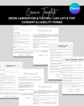 BROW LAMI & LASH LIFT CONSENT & LIABILITY FORMS